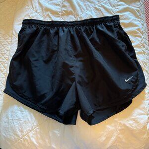 Women Nike Dri-Fit Lined Running Shorts Black XL EUC
